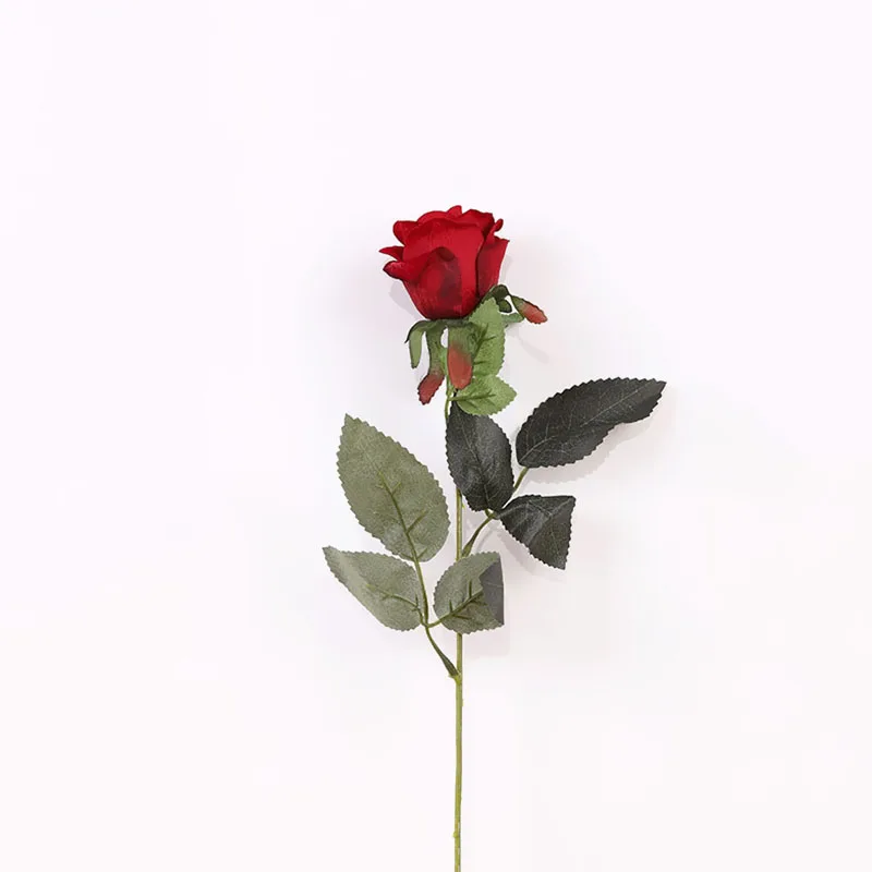 1 piezas Artificial Rose flores simulación de flores artificiales ramo fiesta decoración de la boda 1 piezas Artificial Rose flores simulación de flores artificiales ramo fiesta decoración de la boda