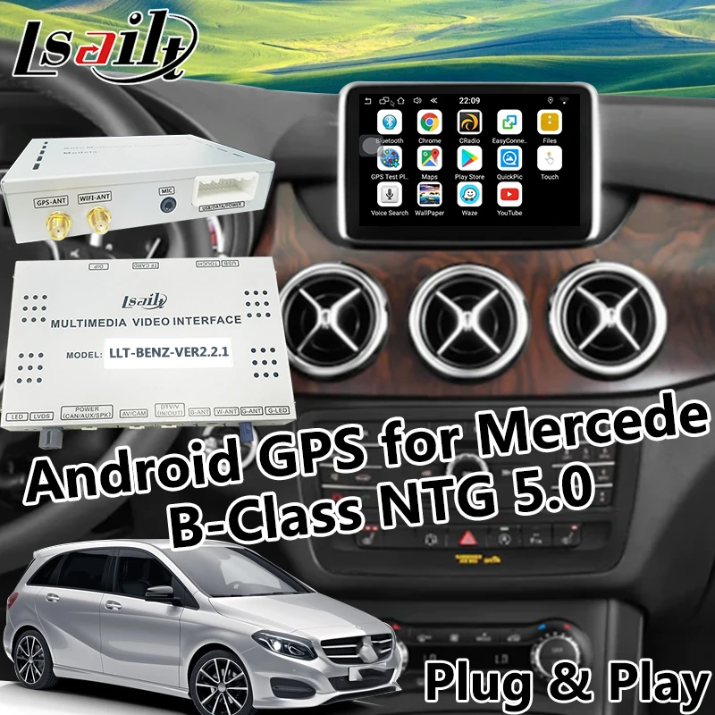Android GPS навигационная коробка для 2015 2018 Mercedes Benz GLC/CLA/GLE/C/B/A/E/серия мультимедийный