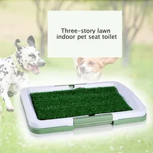 3 слоя для больших собак домашних животных для приучения к горшку мочи коврик коврики лоток для щенков трава Туалет имитация лужайки для комнатных растений для приучения к горшку товары для домашних животных
