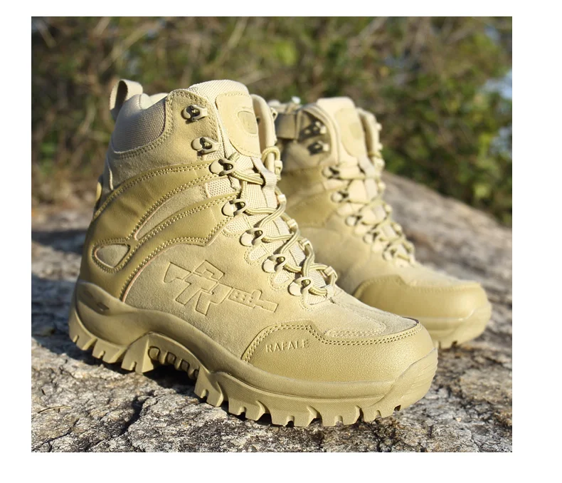Спортивная обувь для походов на открытом воздухе; Мужская обувь для пустыни; военные тактические ботинки; армейские походные ботинки; модные водонепроницаемые рабочие армейские ботинки