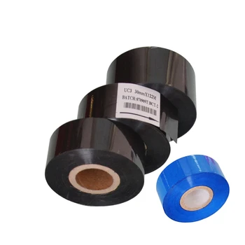 

Black Width 25mm length 100m code date machine foil for packing bags
