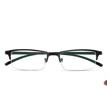 Новые высококачественные классические мужские очки с защитой от синего цвета, брендовые дизайнерские Винтажные серьги из сплава, оправа, модные ретро Gafas 7717CJ