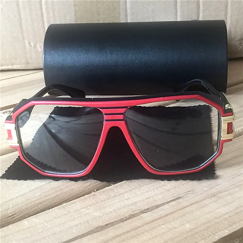 

KAPELUS Black red new sunglasses square sunglasses B6241
