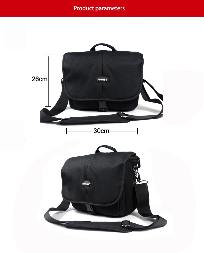 Jealiot сумка для камеры Сумка SLR DSLR сумка на плечо водонепроницаемый объектив цифровой камеры Видео Фото чехол для Canon 1300d Nikon a6000