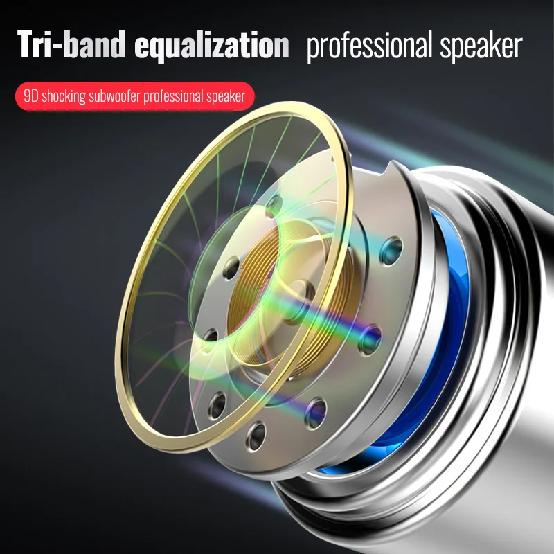 3.5 Double Unit Drive In-Ear Earphone Bass Subwoofer Wired Earphone With Mic Sport Headset For Iphone 6s Plus MP4 3.5mm Devices