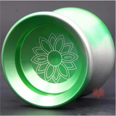 Новое поступление алийо Блум Профессиональный Йо-Йо с ЧПУ металлический подшипник йо-йо металлический шар - Цвет: green