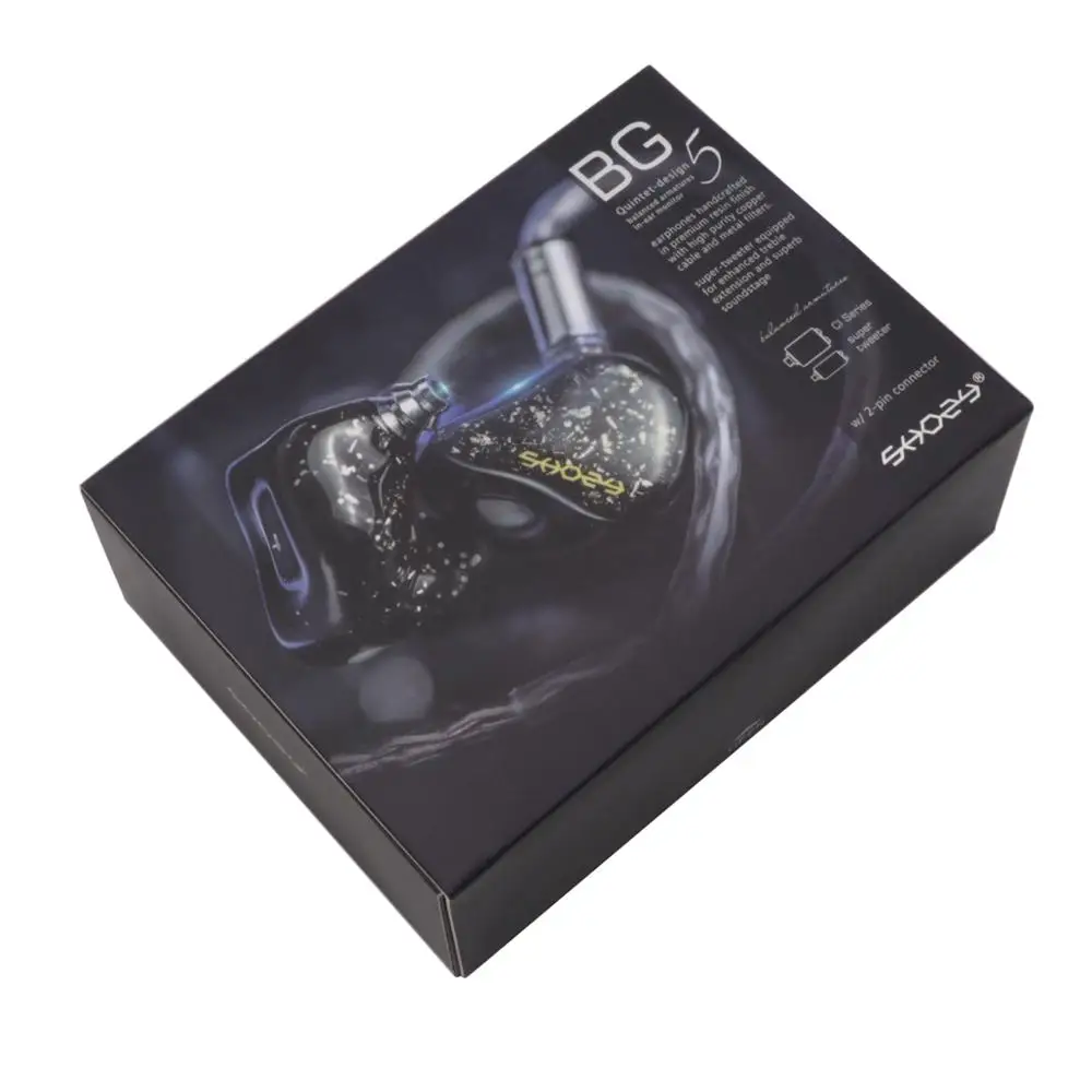 Наушники вкладыши SHOZY NEO BG 5BA HiFi Аудиофильные IEMs со съемным 2 контактным кабелем 0 78