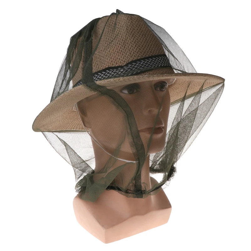 

Insect Hat Bee Fly Cover Head Face Neck Protector Mesh Mosquito Beekeeping Net