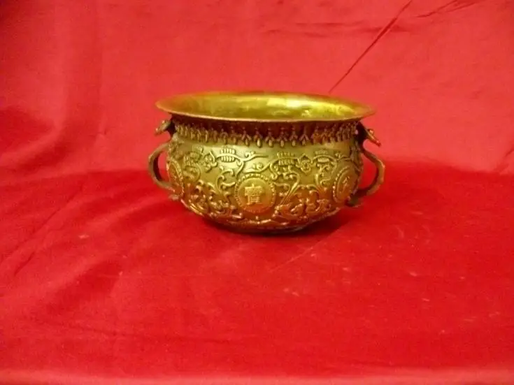 

Carving Work of Ar Copper incense burner lucky Bronze extra large diameter of 14 incense burner decoration home