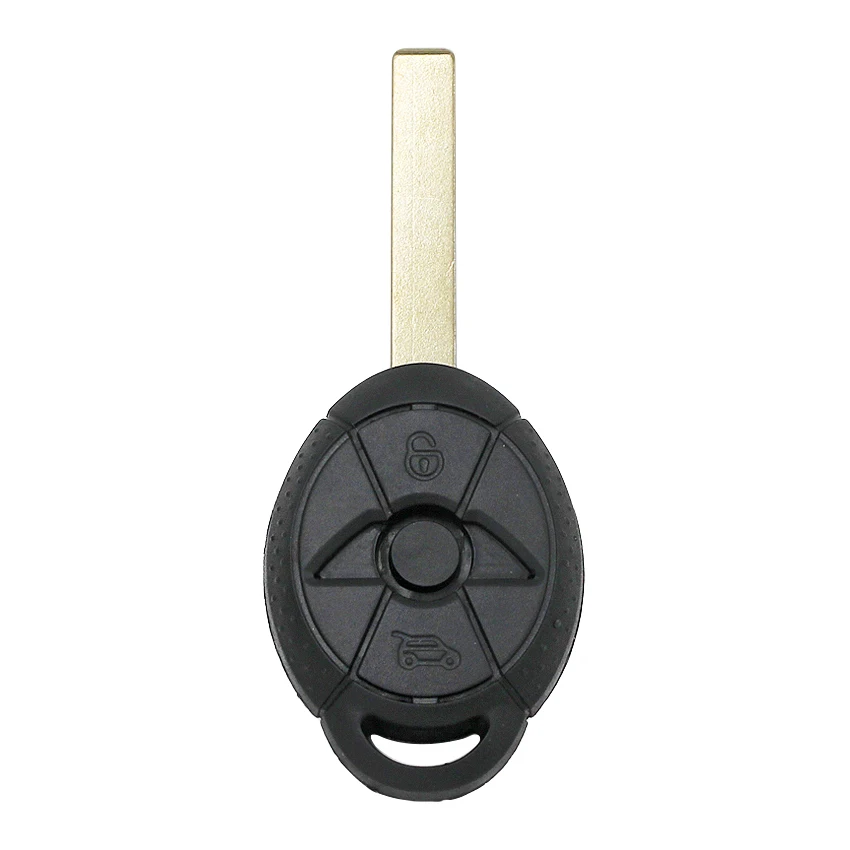 FULL Remote Key Fob 3 Button for BMW Mini Cooper 315MHZ / 433MHZ ID44 CHIP Uncut Blade