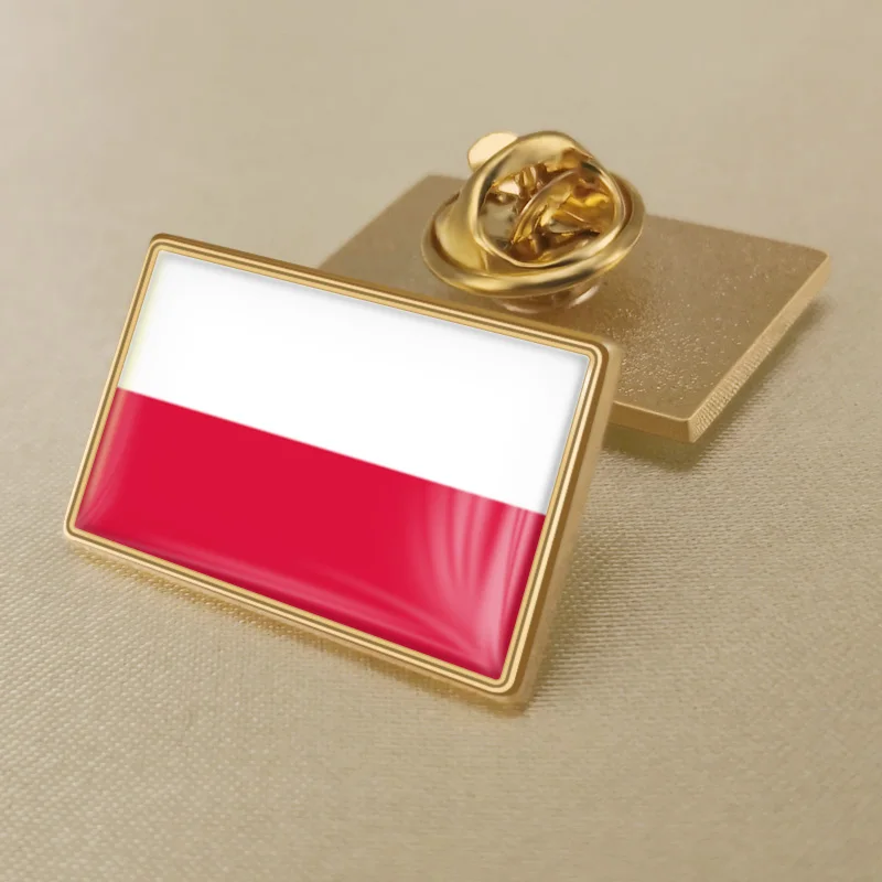 Герб польские/польский флаг Национальная эмблема брошь/значки/значок на