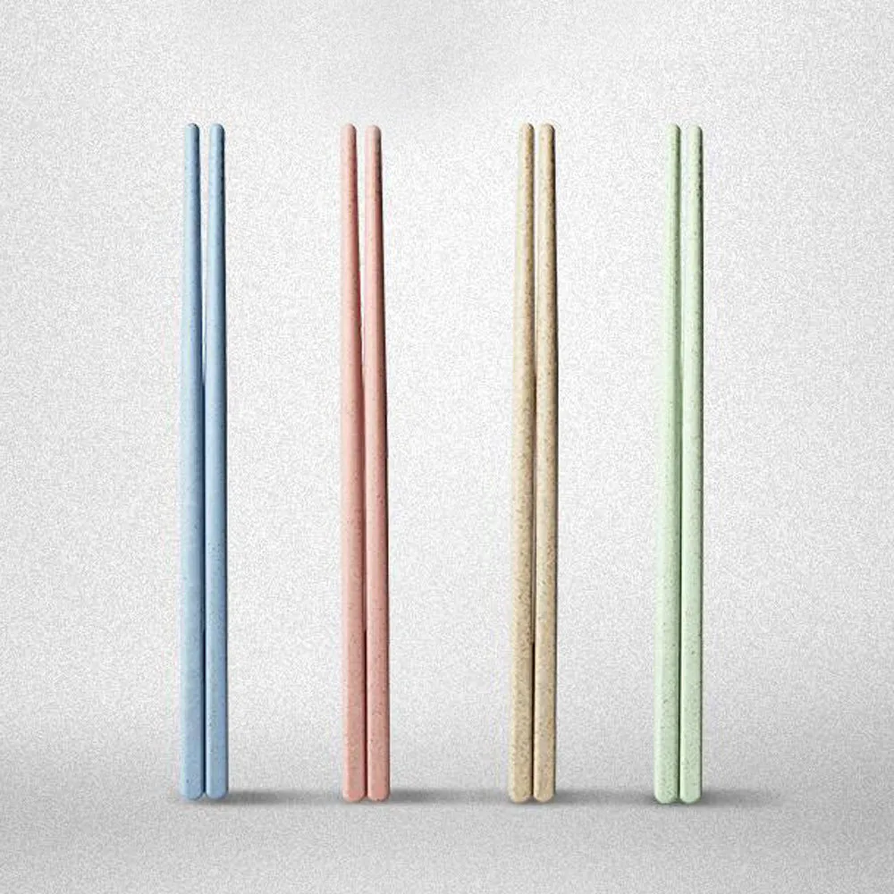 

Natural Degradation Of Wheat Straw Fiber Environmental Tableware Chopsticks L513