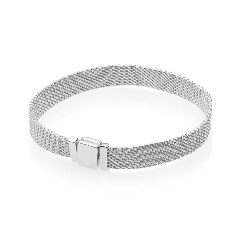 

Reflexions Signature Clasp Bracelet for Women fit Lady Reflexions Clips Authentic 925 Silver Jewelry