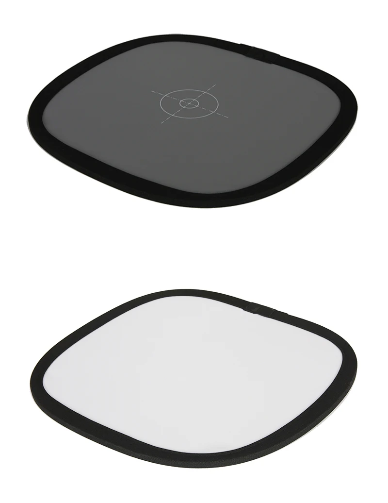30cm Portable Foldable Gray Card White Balance 18% Gray Reference Reflector Double Face Focusing Board with Carry Bag (6)