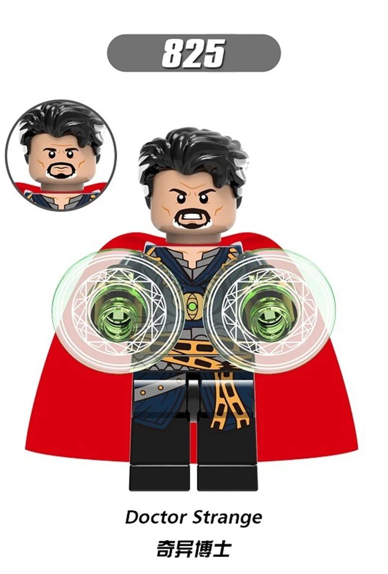 

Building Blocks Single Sale Doctor Strange Marvel Super Hero Collection Action Bricks Iron Man Falcon Children Gift Toys