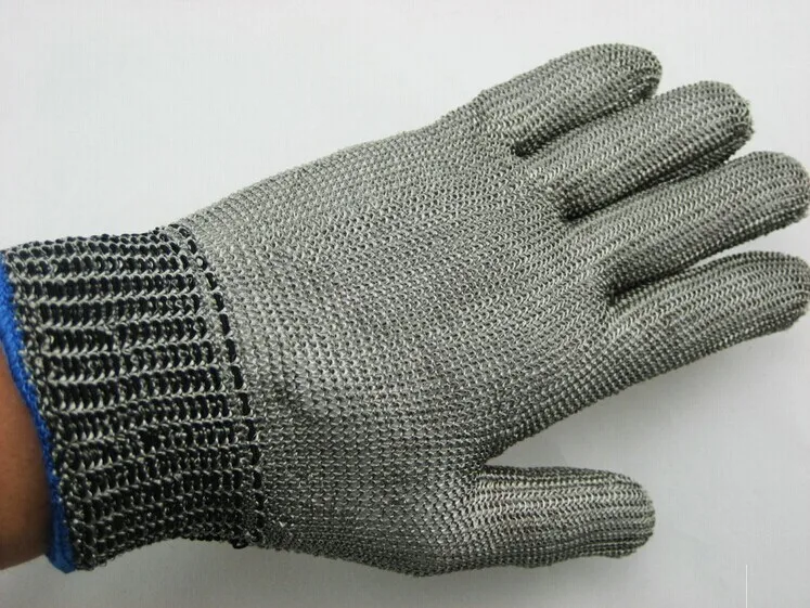 Chain Mail Protective Gloves Reversible Steel Wire Cut Resistant Gloves
