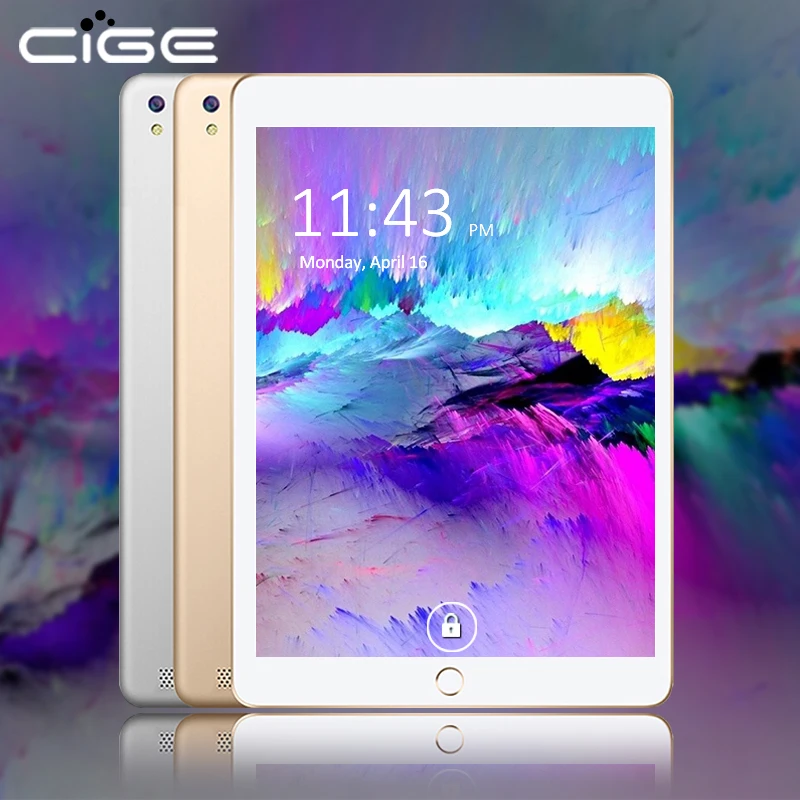  CIGE 10.1 Inch 3G Phablet 800*1280 Octa Core Android 6.0 4GB RAM 32GB 64GB ROM T Dual Camera WIFI B