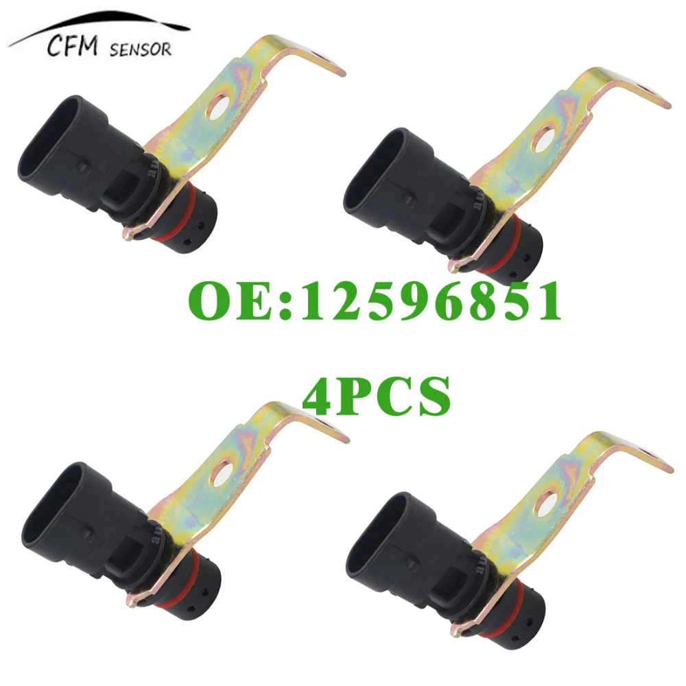 4pcs New 12596851 Efi Connection Crankshaft Position Sensor For Gm