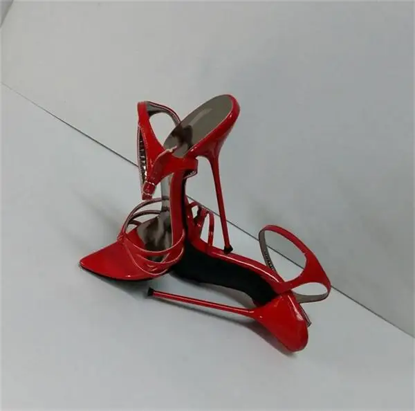 Пикантные женские туфли-лодочки на металлическом каблуке 14 см, 16 см; босоножки с ремешком на пятке; женские босоножки размера плюс; Фетиш; высокий каблук