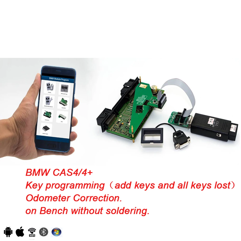 Последние Yanhua Mini ACDP для BMW CAS Key Программирование коррекции одометра и ключа