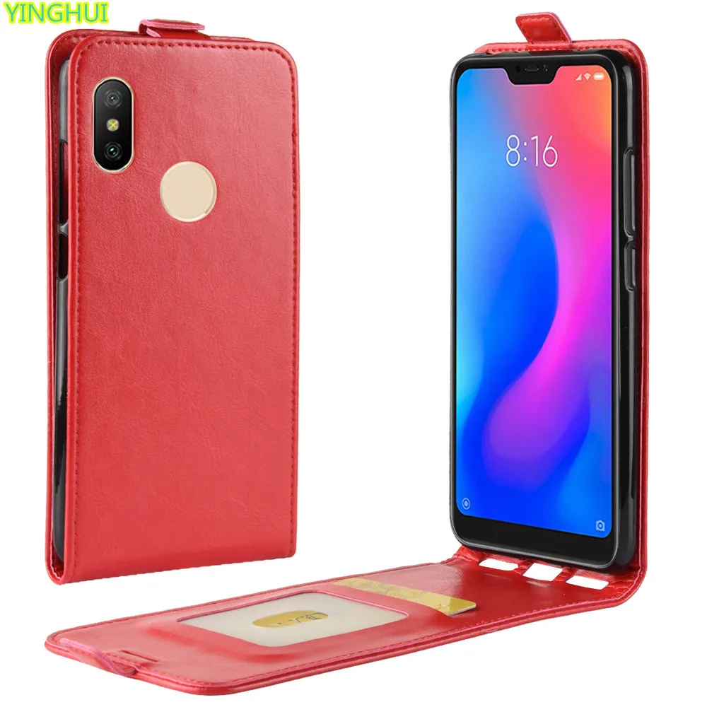 

phone bag For Xiaomi Redmi Note 6 Pro Case Cover Luxury Leather Vertical Flip Wallet Phone Bag Case For Redmi Note 6 Note6 Pro