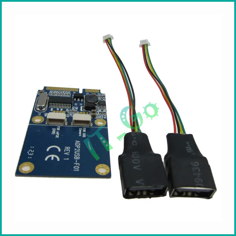 Mini pcie в 2 порта USB 0 адаптер mini pci express usb конвертер riser card | Компьютеры и офис
