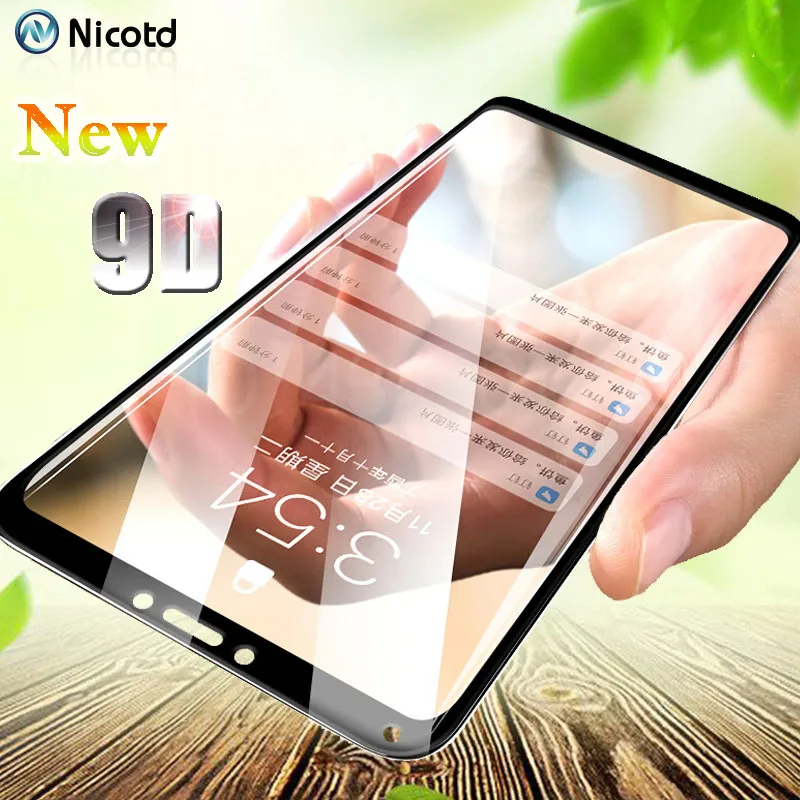 

9D Full Coverage Screen Protector For Xiaomi Redmi Note 6 pro Tempered Glass On Xiomi Redmi 6 6A Note 4X 7 Mi 8 Se F1 Protective