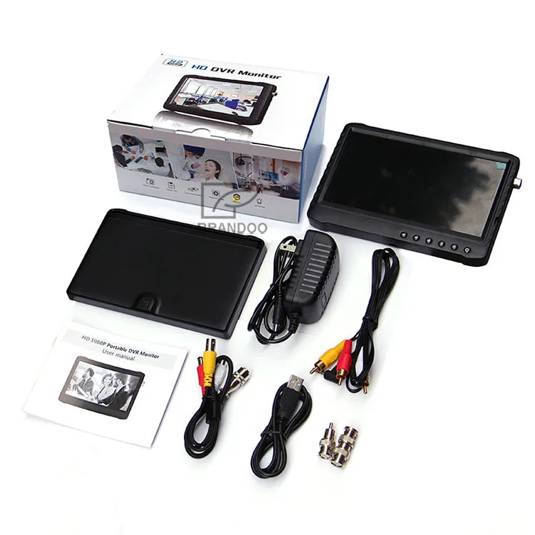 5 "HD 1080P портативный DVR монитор cctv камера Дисплей Монитор для FHD TVI AHD|Монитор и