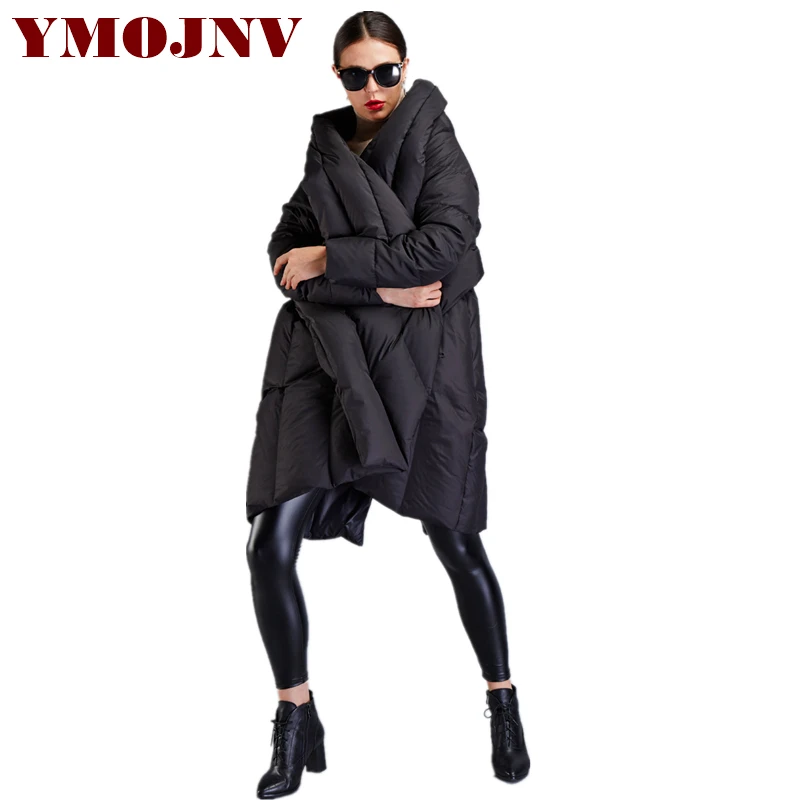 Новое поступление 2019 женские зимние куртки YMOJNV накидка парка женская утепленная
