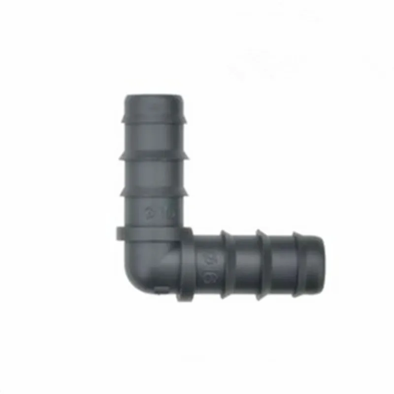 50pcs/pack 16mm (1/2") 20mm(3/4")Barbed Elbow Creates a 90 Layout Of