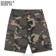 HARPIA новые Брендовые мужские военные карго шорты новые армейские камуфляжные шорты мужские хлопковые Свободные повседневные мульти-карман плюс размер короткие брюки