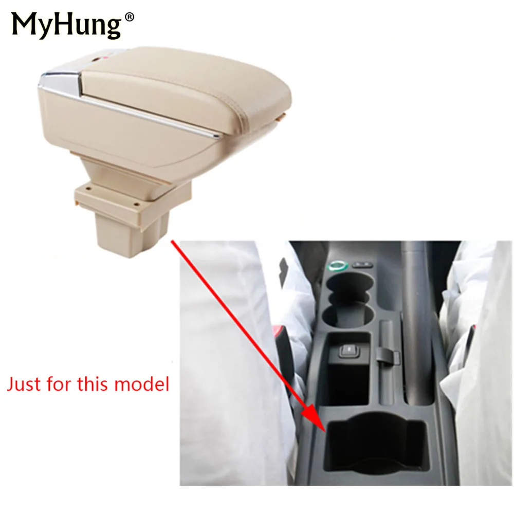 

For Skoda Octavia A5 Yeti 2007-2014 Armrest box Central Console Arm Store With Rise and Down Function box cup holder ashtray