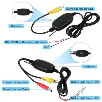 

Koorinwoo Intelligent Dynamic Trajectory Moving Guide Parking Line Rear View Reverse Tracks Camera with Vehicle Monitor Wireless