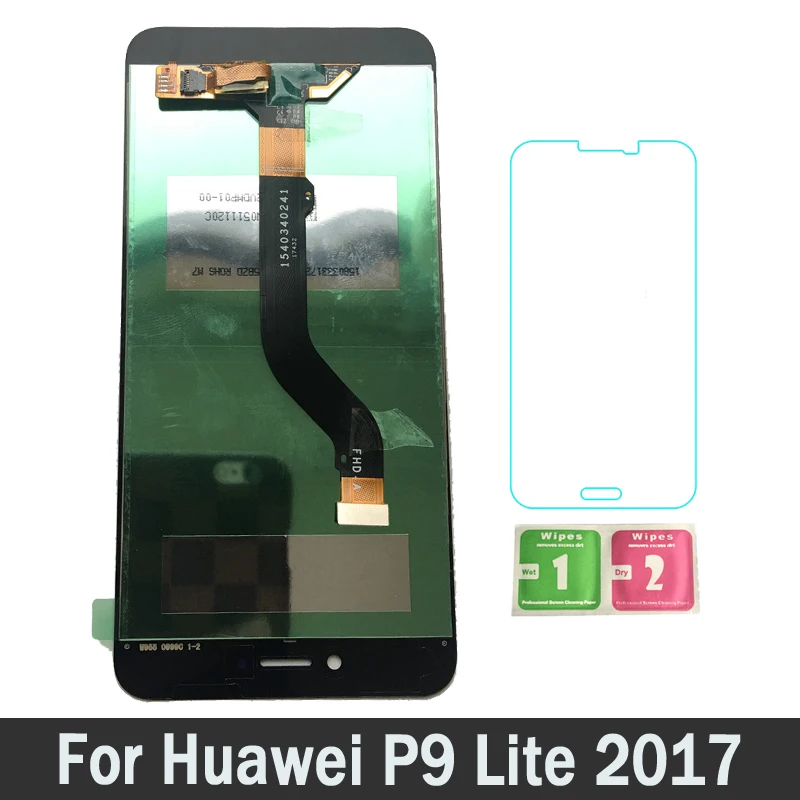 Хорошее качество ЖК-дисплей s для huawei P9 Lite 2017 с цифровым преобразователем