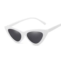Lunettes de soleil œil de chat Sexy pour femmes, miroir de styliste de marque, Triangle noir, lentilles féminines, UV400 5