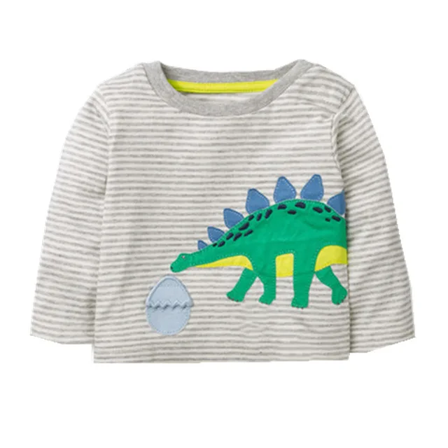 2019 Boys T Shirt Kids Tshirt Fall T Shirt Animal Embroidery Tops