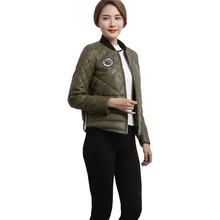 Ptslan 2016 Women’s Genuine Leather Jacket Zipper Closure Real Lambskin Sport Coat