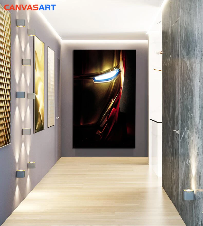 

Canvas Art HD Pictures Movie Avengers Iron Man Poster Wall Pictures for Living Room Canvas Painting Nordic Style