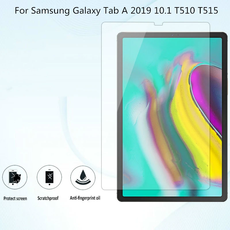 2 шт 0,3 мм 9H Закаленное стекло протектор экрана для samsung Galaxy Tab A 10,1 T510 T515 SM-T510 SM-T515 защитная пленка