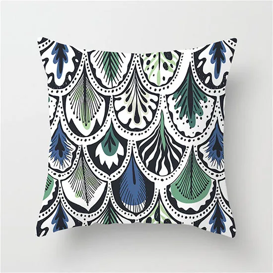 

Fuwatacchi Floral Abstract Pattern Pillow Cover Animal Geometric Printed Cushion CoverHome Sofa Chair Decorative Pillowcase 2019