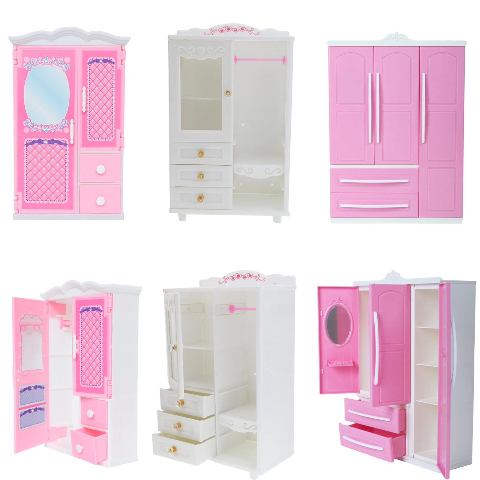Dollhouse Furniture Wardrobe Hangers For 11.5inch 12 inch 1//6 Doll Accessories