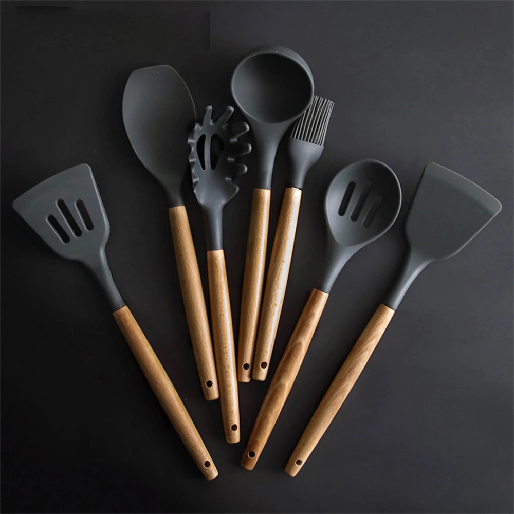 

Silicone Spatula Heat-resistant Soup Spoon Non-stick Special Cooking Shovel Kitchen Tools