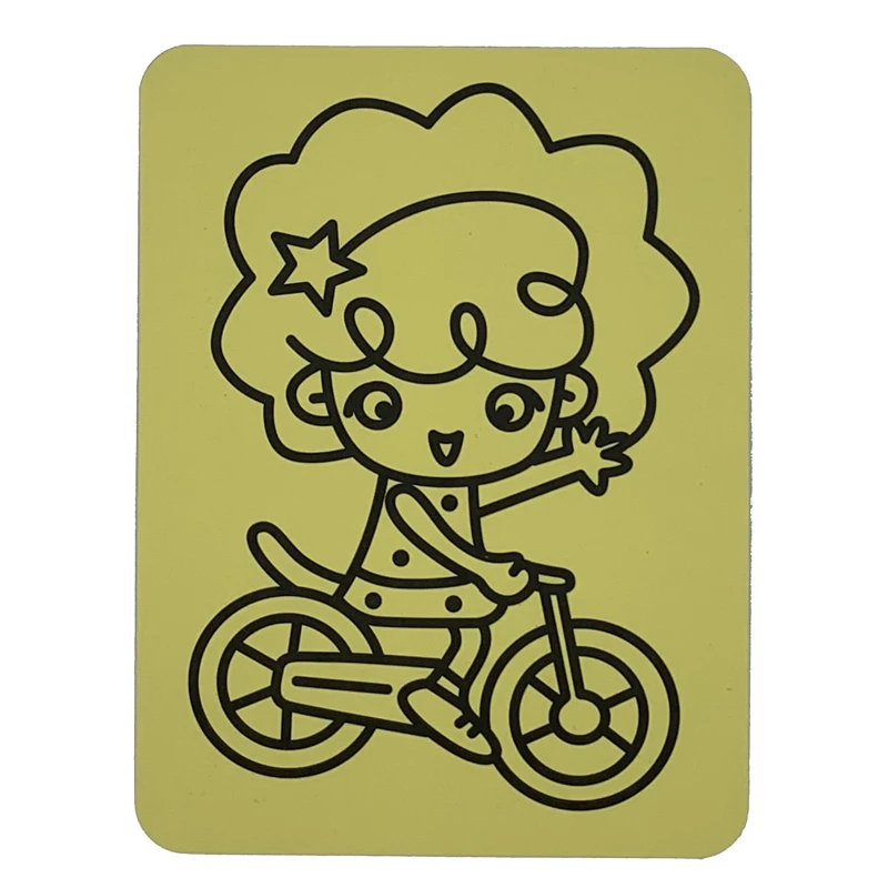 Cartões de Etiqueta para a Arte de Areia Brinquedo do Partido dos Miúdos Frete Grátis Amarelo 1000 Pcs a5 5 Brinquedos p desenhar