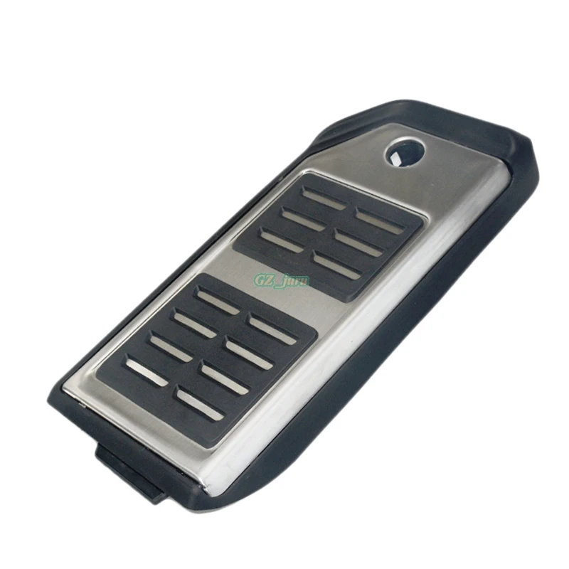 Tanie Dla Audi nowy Q7 2016 2017 nakładki na pedały gazu i hamulca AT pedały płyta akcelerator pedał hamulca klocki naklejki stylizacja samochodów akcesoria