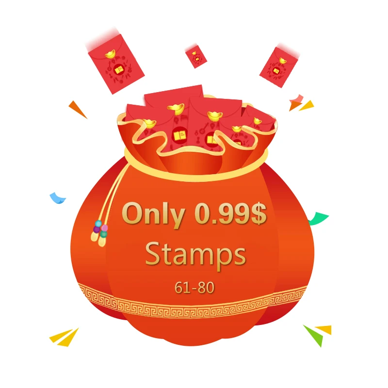 

YaMinSanNiO Clear Stamps Lucky Bag and High Quality Rubber Stamps for Card Making Craft Scrapbooking