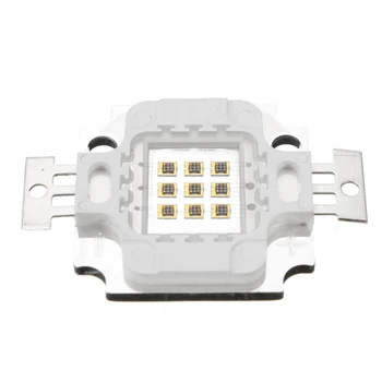 

CLAITE High Power 10W Infrared IR 840-850nm SMD LED Chip Light Lamp DIY 4.5-5V Integrated Light Beads for Spotlight Floodlight