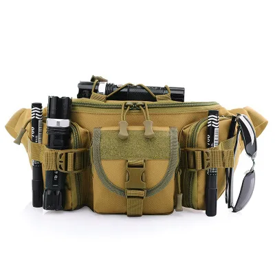 3 5L тактическая Сумка Molle Водонепроницаемая камуфляжная поясная Мужская Военная