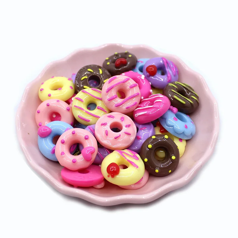 

8PCS Slime Charms Simulation Macaron Resin Plasticine Slime Accessories Beads for Kids DIY Scrapbooking Crafts for Kids Gift E