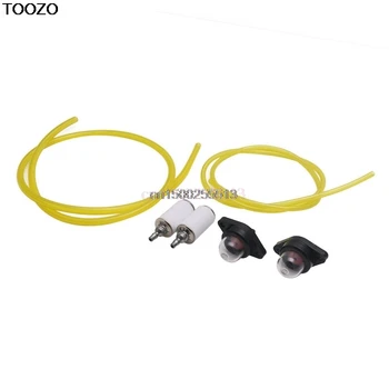 

2 Fuel Line Filter Primer Bulb Kit For Craftsman Poulan Chainsaw Blower Trimmer