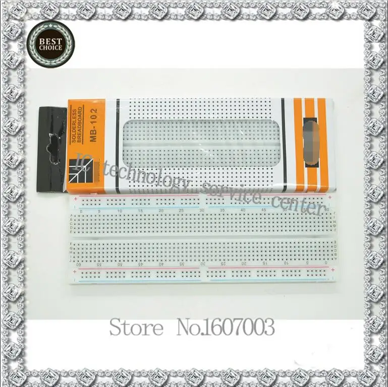 MB-102 breadboard test board universal board 830 hole bread board white red line MB-102 breadboard test board universal board 830 hole bread board white red line